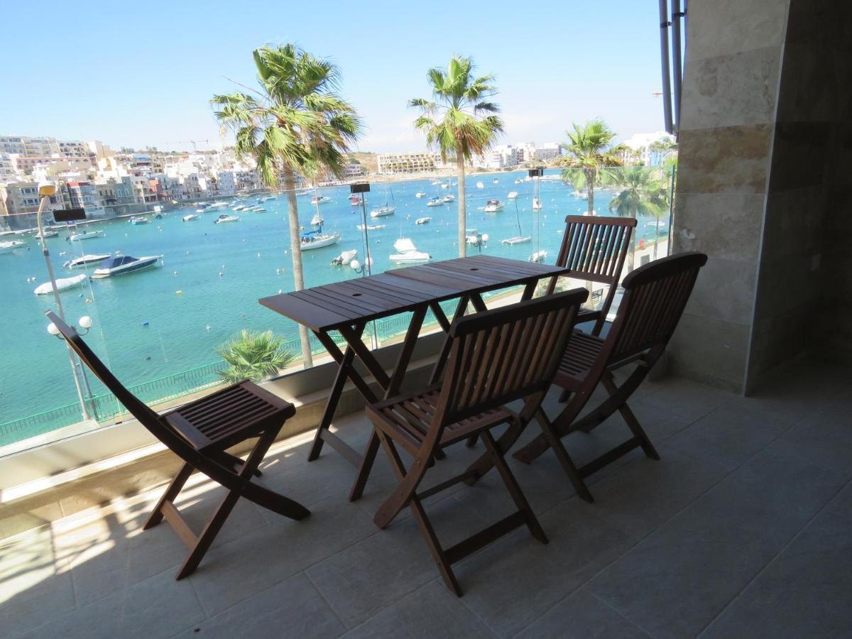 Aquamarine Sea Front Apartments - First Floor マルサスカーラ エクステリア 写真